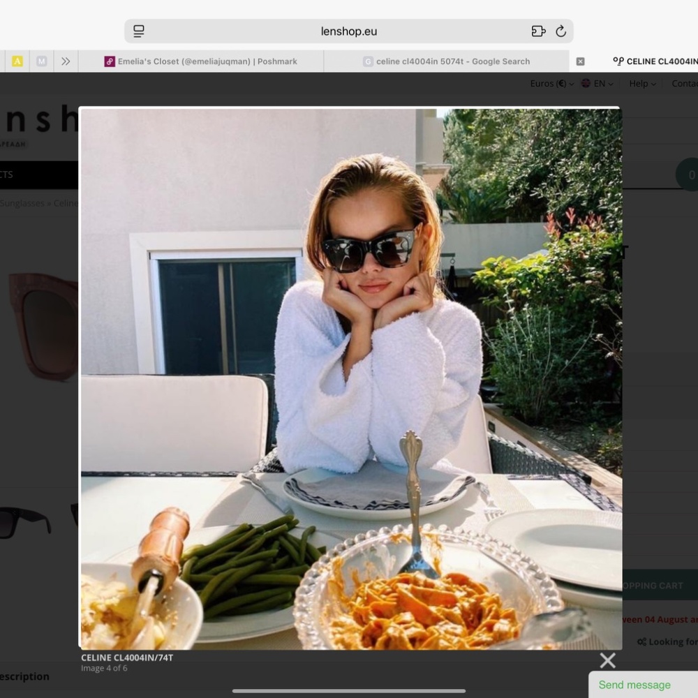 Celine square eyewear - Picture 7 of 10